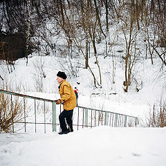 фото "трудности зимних прогулок"