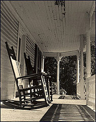 photo "Maw Barton's  front porch: 1993"