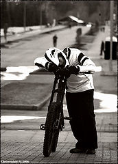 фото "Bike driving."