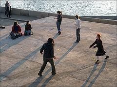 photo "Spring games of teenagers))"