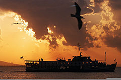 фото "Sundown bay of izmir"