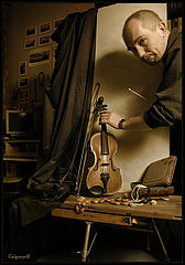 photo "Mastering still-life with a violin"