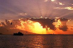 фото "Sundawn in izmir bay"