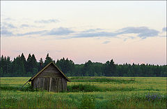 photo "landscape with a sauna"