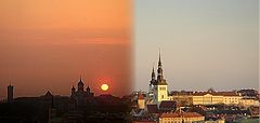 photo "tallin skyline - from dusk to dawn"