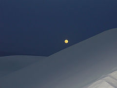 фото "Moon Rise Over White Sands"
