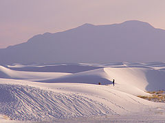 фото "White Sands at Dusk."