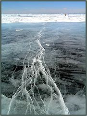 photo "Walk on an ice of lake Baikal"