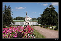 photo "Kuskovo. A view on a greenhouse"