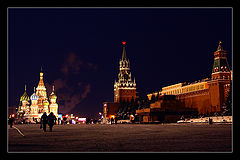 photo "Moscow. Red square. The First evening of the springtime..."