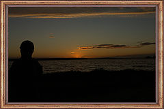 photo "Silhouette of a decline"