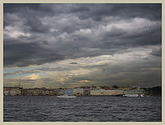 photo "Clouds over city"