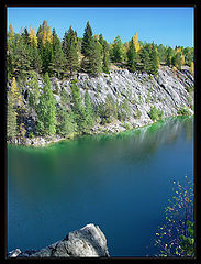 photo "Karelia. Ruskeala's marble opened mine #2"