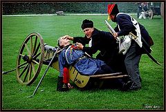 photo "priest with dead soldier"