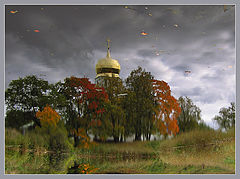 photo "Autumn in the sky, autumn in the lake..."