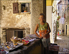 photo "The seller of souvenirs."