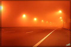 photo "Highway in the fog"