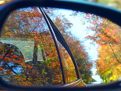 photo "Autumn, eyes of the car"