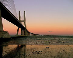 фото "Bridge at sunset"