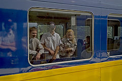 фото "Reflections of railroad car"