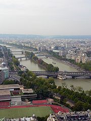 photo "The Seine from the Eiffel Tower..."