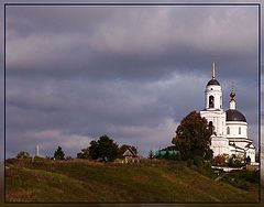 photo "Clouds above a temple"