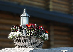 photo "Small Lamp In A Basket"