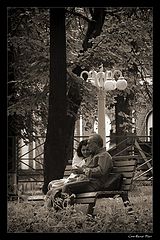 photo "Walk in park enamoured"