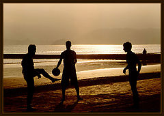 photo "Playing in the beach..."