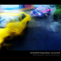 photo "through the window vol.2 : taxi in the rain"