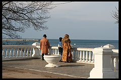 photo "Three glances at the sea"