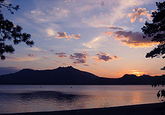 photo "Sunset on the lake"