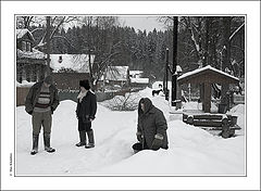 photo "Winter (8) - at the well..."