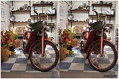 photo "Goldsmiths moped in 3D"