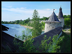 photo "Pskov. "Fat" and "Tall" towers"