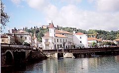 photo "city of Tomar  and river Nabao"