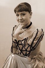 photo "The girl in outfit of the 18th century"