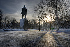 photo "about The Leader & sunset"