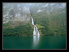 photo "Waterfall in the Geiranger Fjord"