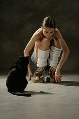 photo "guru and model"