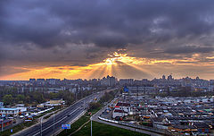 фото "Sunrise in city"