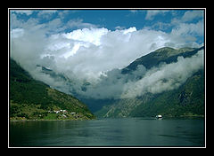 photo "The Clouds of Geiranger"