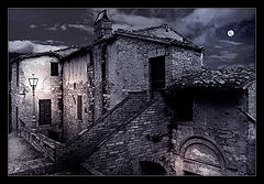 фото "Night at Spello (Umbria, Italy)"
