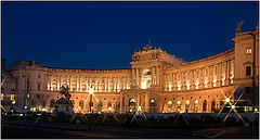 photo "Palace Hofburg at night"