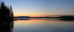 photo "Sundown at Kutujarvi (Panorama)"
