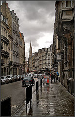 photo "The rain on the Rue Antoine Dansaert"