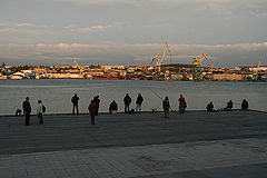 photo "Evening at Grafskaya landing stage (Sevastopol, the Crimea peninsular)"