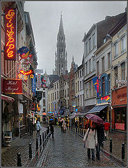 photo "Rainy twilight. Bruxelles"