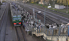 фото "Электричка из Москвы."
