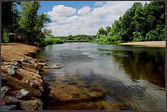 photo "Fluid river and the time"